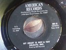 Delrays Inc American Records My Heart Is Not A Toy 45 Vinyl grade is vg+