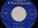 DEE DEE DORETY: Billy Billy US Freedom Johnny Burnette Rockabilly 45 Hear