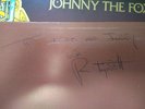 PHIL LYNOTT of THIN LIZZY SIGNED AUTOGRAPH on Johnny The Fox Record (1st Press)