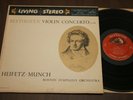 Heifetz Munch LSC-1992 Beethoven Violin Concerto in D Living Stereo 5s 7s LP