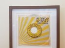 Carl Perkins - Blue Suede Shoes 45 Sun Records Framed