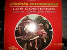 LOS COSTEÑOS  CON CARLOS RICO LP CUMBIA COLOMBIANA RARE MADEN IN PERU VG+++