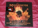 MEGADETH - NIGHT OF THE LIVING MEGADETH - 9tr LP - GERMANY 2017 - BLACK VINYL