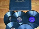 A VINTAGE FOLDER WITH 5 VINTAGE 78 RPM RECORDS - BILLY COTTON/VERA LYNN, ETC....