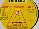 JOHN MILES ONE MINUTE EVERY HOUR / HOLLYWOOD QUEEN ORANGE PROMO COPY EX SOUL