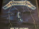 METALLICA Ride The Lightning Vinyl LP First Press Music For Nation