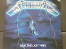 Metallica Ride the Lightning MFN 27 1984 Made In France Merch Sheet Rare Metal