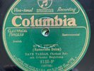 jewish klezmer 78 RPM- dave tarras - clarinet solo- rumanische doina  / nigun