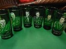 RARE-Set of 6 Glasses THE BLACKWOOD BROTHERS Recording Artists