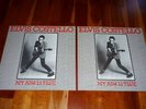 ELVIS COSTELLO 2X MY AIM IS TRUE SLEEVES NO VINYL PINK & BEIGE BACKS  NM STIFF