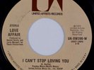 LOVE AFFAIR: I Can’t Stop Loving You UA Northern Soul 70s Rare 45 NM- HEAR
