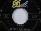 Northern Soul Popcorn 45 ARTHUR ALEXANDER Anna DOT HEAR