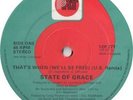 State Of Grace That's When We'll Be Free U.S. 12