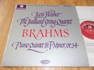 COLUMBIA SAX 2541 UK 1st E/R BRAHMS - PIANO QUINTET *LEON FLEISHER* EX+