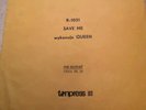 Queen - Save Me - Flexi-disc - 7