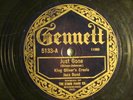 78 : GENNETT  5133- KING OLIVER -JUST GONE  / CANAL STREET BLUES  E/E-