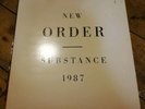 NEW ORDER - SUBSTANCE 2XLP EMBOSSED LETTERS FACT 200 FACTORY RECORDS 1987 VG+