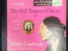 JD Bach THE WELL-TEMPERED CLAVIER - RCA Victor Red Seal Records DM1439 78RPM