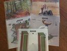 BON IVER 'HEY, MA / U (MAN LIKE)' SET OF ALL FIVE FLEXI DISCS RARE MINT