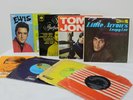 9x Singles Vinyl Records 45 RPM Glen Campbell Simon Garfunkel Tom Jones #129