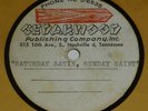 long lost ORIG ACETATE DEMO Saturday Satan Sunday Saint WAYNE WALKER ERNEST TUBB