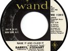 Darryl Stewart / 1969 Northern Soul 45 / Cross My Heart / Name It And Claim It