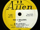 5 WILLOWS doo-wop 78 DOLORES / ALL NIGHT LONG on MINT Minus Allen Records RJ 541