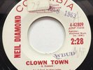 Neil Diamond 45 Clown Town VERY RARE PROMO NM-MINT
