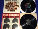 (2)vintage Beatles MONO ORIG USA LP RECORD Hard Days Night Second Album Capitol
