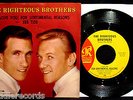 THE RIGHTEOUS BROTHERS-Ebb Tide+Sentimental-Picture Sleeve & 45-PHILLES #130-TOP