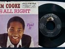 SAM COOKE-Feel It & It's All Right-Picture Sleeve & 45-RCA VICTOR #47-7927