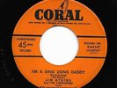 Rockabilly 45 JIM ATKINS Juke Joint Johnny/I'm A Ding Dong Daddy HEAR Coral