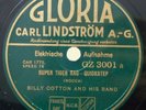 1933 Hot Jazz 78 rpm BILLY COTTON & HIS BAND - Super Tiger Rag on Gloria   *HEAR