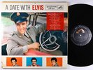 Elvis Presley - A Date With Elvis LP - RCA Victor 1st Press Mono DG VG++