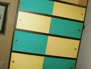 Massive Sturdy Wood Record Cabinet Shelves w Sliding Doors for 33 45 78 7 10 12