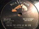 78rpm; Frankie Valli w/ The Four Lovers; Apple Of My Eye   RcaVictor 20-6518