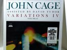 JOHN CAGE Variations IV Volume II CLEAR COLOR VINYL LP Sealed David Tudor