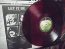 THE BEATLES  /  LET IT BE  AP-80189 with OBI JAPAN RED VINYL LP