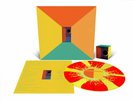 CEREMONY In The Spirit World Now LP YELLOW W/ RED PINWHEELS VINYL /100 + CUBE