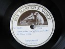 78rpm ELENA GERHARDT with ARTHUR NIKISCH - RARE SINGLE-SIDED TEST PRESSING