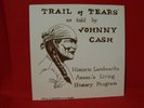 RAREST Johnny Cash LP 'Trail Of Tears' As Told by Johnny Cash Metro Schools M-M-