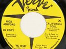 NICK ASHFORD California Soul VERVE 45 northern soul NM HEAR