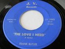 NOR R&B MOD SOUL 45  FRANK BUTLER 