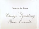 AUDIOPHILE Concert in Brass CHICAGO SYMPHONY BRASS ENSEMBLE Ewing Nunn AP-21 NM-