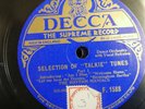 78 rpm THE RHYTHM MANIACS talkie tunes selection F 1588