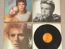 David Bowie Vinyl Albums x3 - Pin ups - Space Oddity - Changes One -Orange label