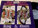 RARE 1967 orig OTIS Redding CARLA Thomas KING & QUEEN lp w hype BLUE STAX MONO