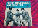 The Beatles AND I LOVE HER Capitol 1964 picture sleeve only