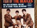 FOUR BY THE BEATLES Capitol Records 45 RPM  EAP 1-2121 w/picture sleeve (RARE)