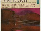 David Oistrakh Mendelssohn / Mozart  .... 6-Eye Columbia ML5085 RARE US NM- LP